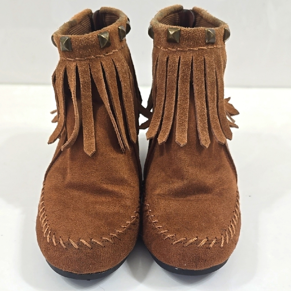 Mossimo Fringed Tan Boots